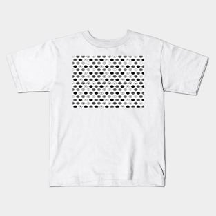 Lips White Pattern Kids T-Shirt